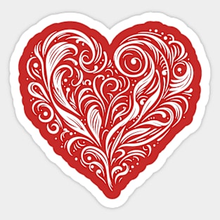 Valentine Heart 2 Sticker